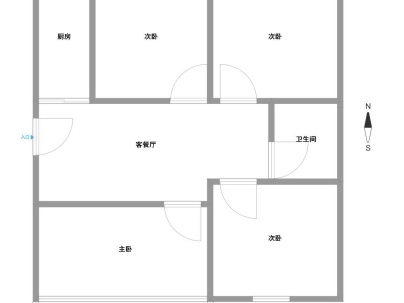 下吕浦锦园 3室 2厅 106平米