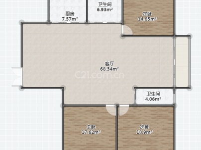 汤锦园 1室 1厅 30平米