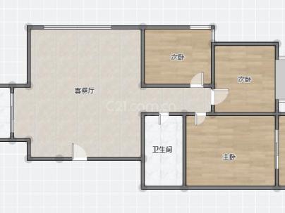 新龙公寓 3室 1厅 100平米