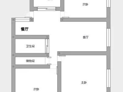 金都花园 3室 2厅 99平米