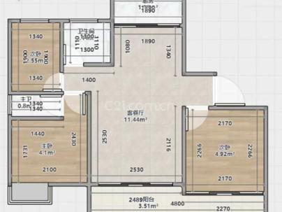 香桐湾（P01-14地块） 3室 2厅 155平米