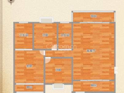 双桂小区 3室 2厅 132平米