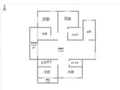 江岸锦苑 4室 2厅 197平米