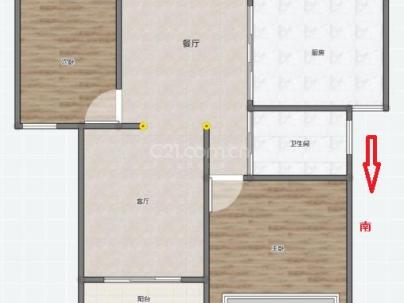 嘉宁家园 3室 1厅 103平米