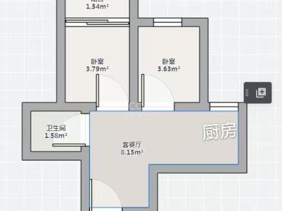 新东家园 2室 1厅 177.8平米