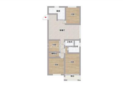高华公寓 3室 2厅 139平米