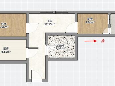 桂组团(永强) 2室 1厅 74平米