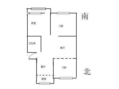 地质住宅区（地质宿舍） 3室 1厅 79平米