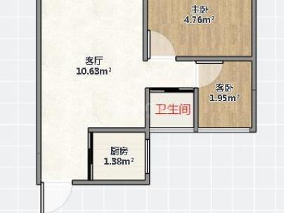 广润嘉苑 2室 1厅 82平米