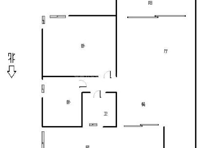 八仙楼小区 3室 3厅 82平米