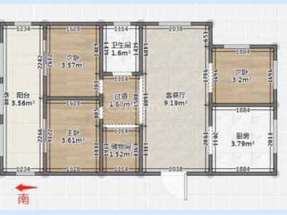 下斜嘉园 3室 2厅 110平米