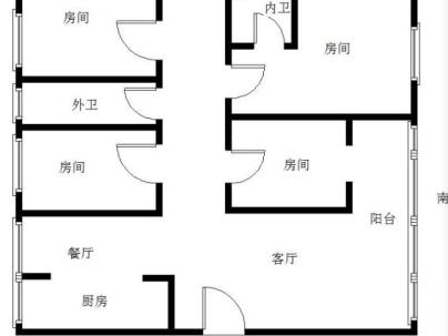 德信·海派公馆 4室 2厅 122平米