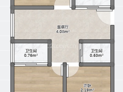 铂金湾 3室 2厅 136平米