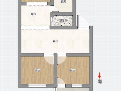 新湖小区 2室 1厅 83平米