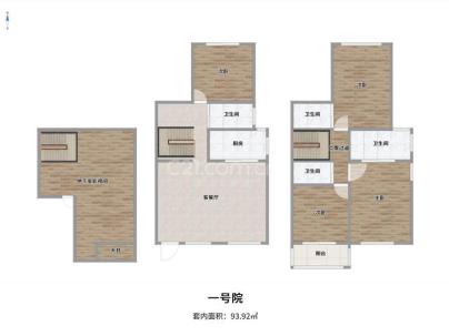 中梁首府一号院 4室 2厅 155平米