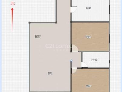 双桂小区 1室 2厅 87.02平米