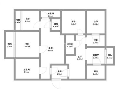教新红色家园 4室 2厅 100平米
