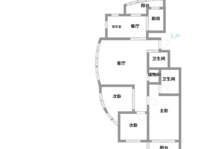 万通玫瑰花园 4室 2厅 168平米