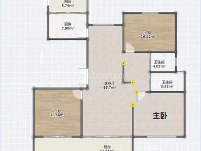 江前里 3室 2厅 131平米