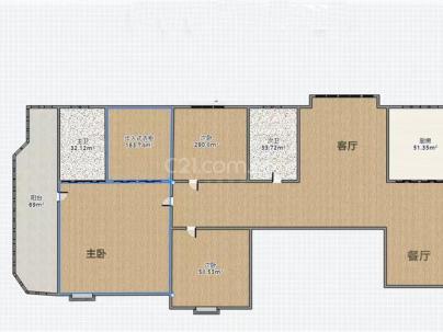 鑫城佳园 3室 2厅 136.5平米