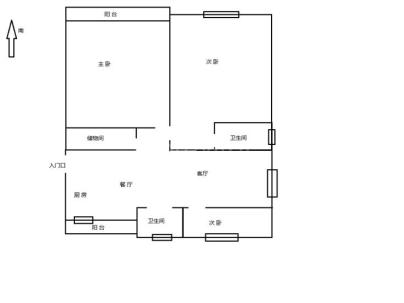 新西嘉园 3室 1厅 121平米