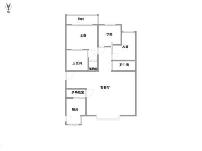 方正大厦 3室 1厅 141平米