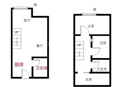 港龙·柏悦公馆 3室 2厅 55.8平米