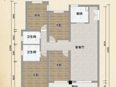 新都会 4室 2厅 121.52平米