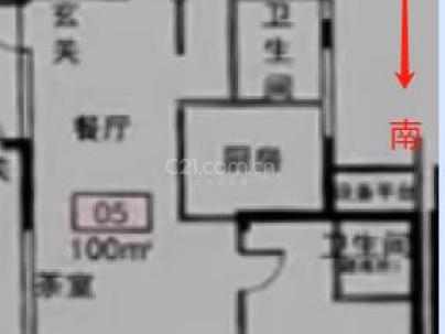 江宸德园 3室 2厅 130平米