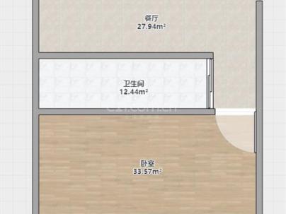 新谊大楼 2室 1厅 44.64平米