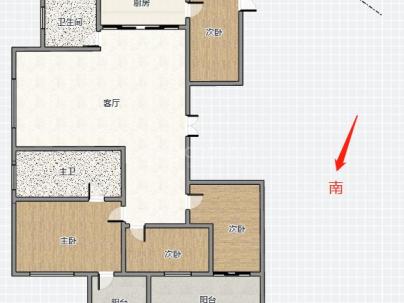 江中花苑(江山邑） 4室 2厅 137平米