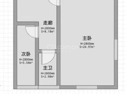 三官殿巷 2室 1厅 48.16平米