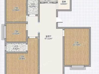 天弘锦园 3室 2厅 123平米