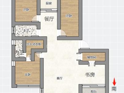 名门嘉苑（将军华府） 4室 2厅 126平米