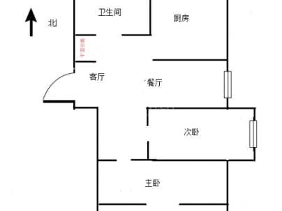 聚欢家园 2室 2厅 75平米