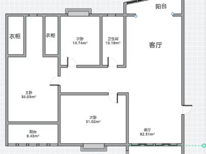 东明锦园 3室 2厅 125平米