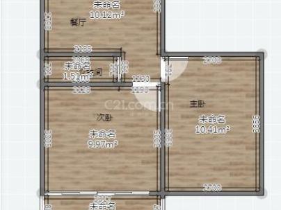 上陡门5组团 2室 1厅 55.15平米