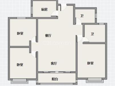 香丽园 3室 2厅 108.6平米