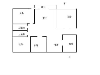 南盛锦园 4室 2厅 197平米