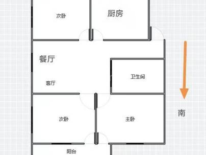 金都花园 3室 1厅 93.24平米