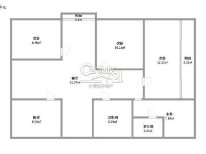 教新红色家园 3室 1厅 148平米