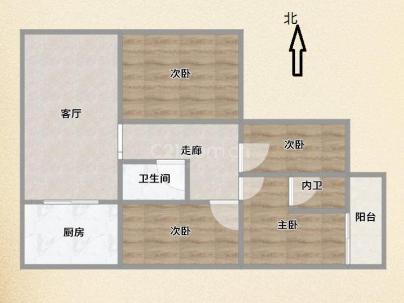 高乐大厦 3室 2厅 158平米