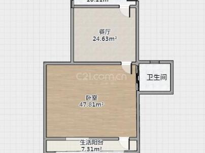 百里东路 1室 1厅 35平米