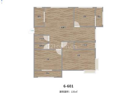 广润嘉苑 3室 1厅 135平米