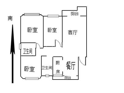 东顺锦园 3室 2厅 128平米