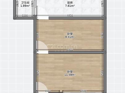 桥儿头迎春 1室 1厅 41.94平米