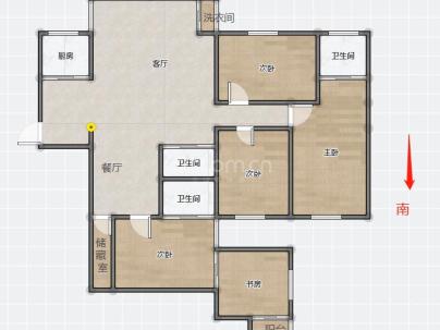 雪景公寓 5室 2厅 182平米