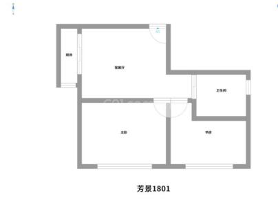 芳景大厦 3室 2厅 59.56平米