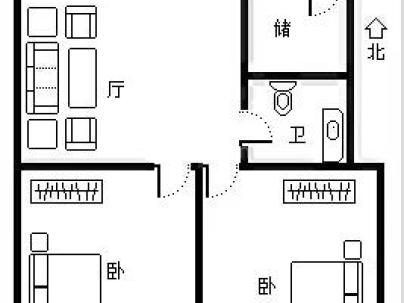 银都花苑现代 2室 1厅 96平米