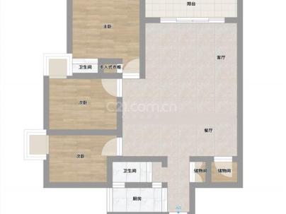 新宫前锦园 2室 1厅 121平米